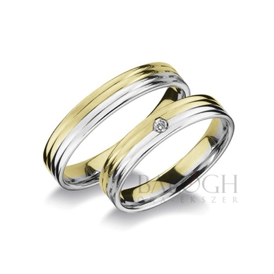 14 karátos karikagyűrű. Az ár párban értendő. Típus: RA-403
