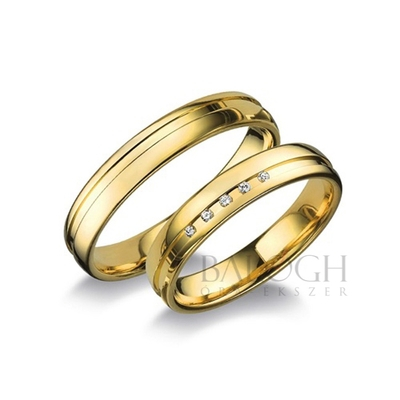 14 karátos karikagyűrű. Az ár párban értendő. Típus: RA-421