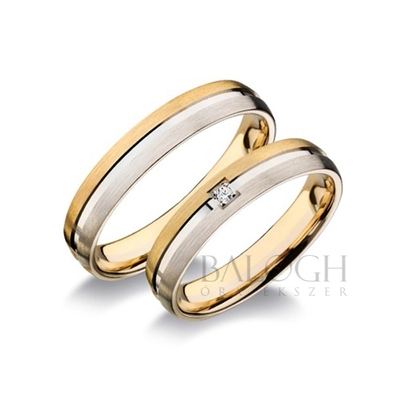 14 karátos karikagyűrű. Az ár párban értendő. Típus: RA-426