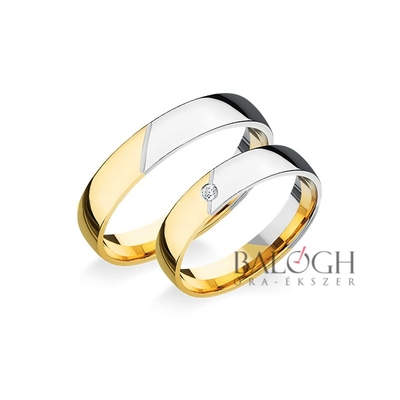 14 karátos karikagyűrű. Az ár párban értendő. Típus: RA-6000