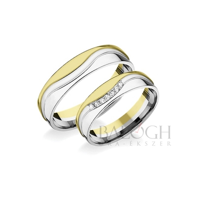 14 karátos karikagyűrű. Az ár párban értendő. Típus: RA-9330