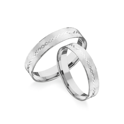 RS003-S - Ezüst Silver Line karikagyűrű