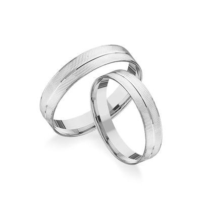 RS006-S - Ezüst Silver Line karikagyűrű