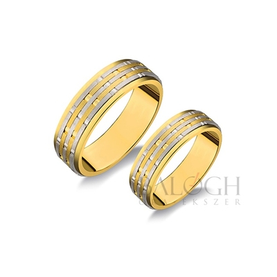 14 karátos karikagyűrű. Az ár párban értendő. Típus: T-1-AC