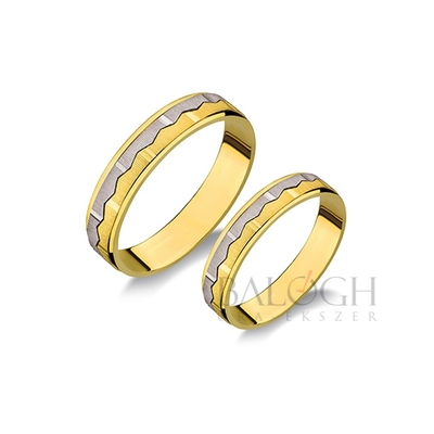 14 karátos karikagyűrű. Az ár párban értendő. Típus: T-11-AC