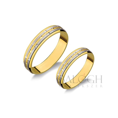 14 karátos karikagyűrű. Az ár párban értendő. Típus: T-13-AC