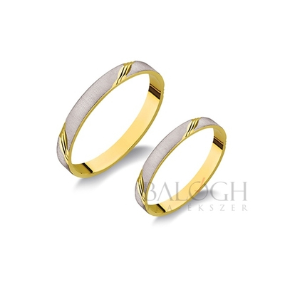 14 karátos karikagyűrű. Az ár párban értendő. Típus: T-16-AC