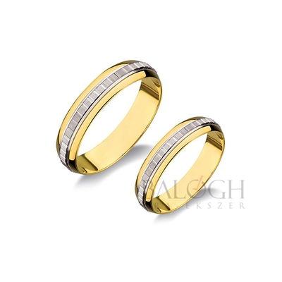 14 karátos karikagyűrű. Az ár párban értendő. Típus: T-5-AC