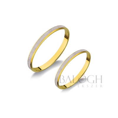 14 karátos karikagyűrű. Az ár párban értendő. Típus: T-9-AC