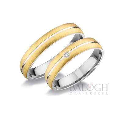 T438-S - Ezüst Silvertone karikagyűrű