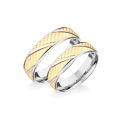 T554-S - Ezüst Silvertone karikagyűrű