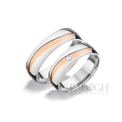 T650-S - Ezüst Silvertone karikagyűrű