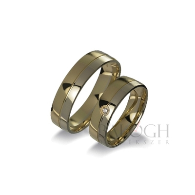 14 karátos karikagyűrű. Az ár párban értendő. Típus: VIO-502