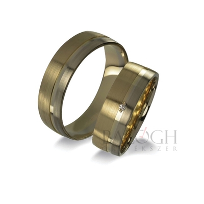 14 karátos karikagyűrű. Az ár párban értendő. Típus: VIO-601