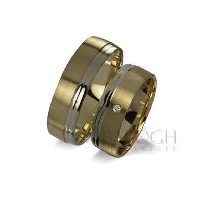 14 karátos karikagyűrű. Az ár párban értendő. Típus: VIO-602