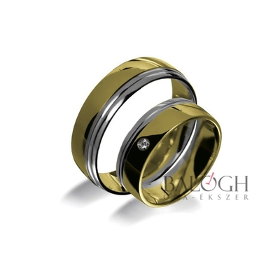 14 karátos karikagyűrű. Az ár párban értendő. Típus: VIO-603