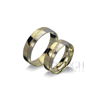 14 karátos karikagyűrű. Az ár párban értendő. Típus: VIO-605